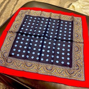 Yves Saint Laurent scarf 16 x 16 Paris excellent shape. Great colors. Original